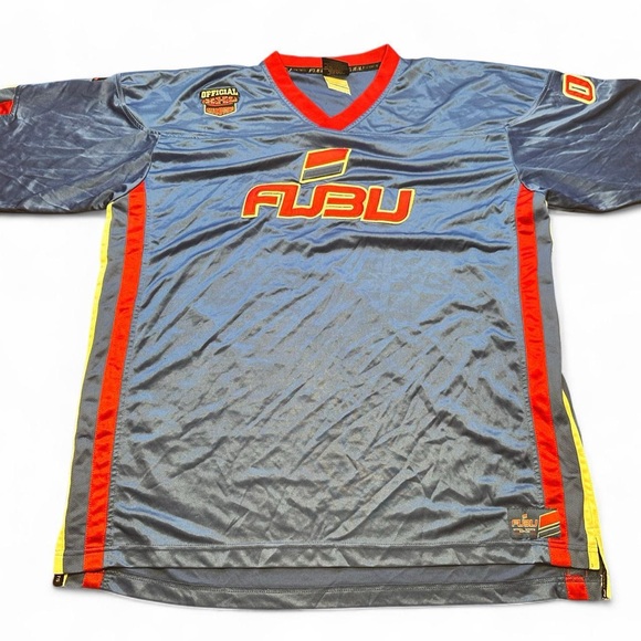 FUBU Other - FUBU The Collection Y2K Men’s Blue and Red Jersey Size XXL